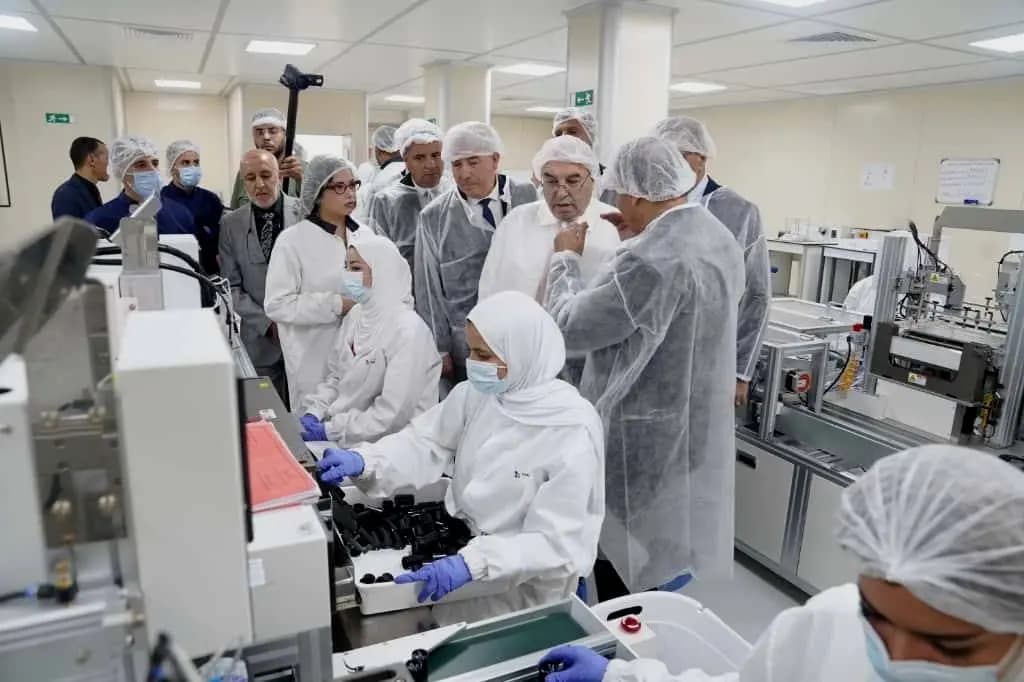 le dg de saidal inspecte l avancement du projet d